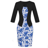 New Fashion Autumn Two Piece Elegant Plaid Work