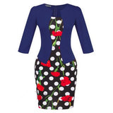 New Fashion Autumn Two Piece Elegant Plaid Work