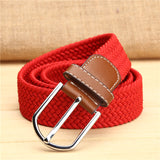 elastic belt knitted canvas