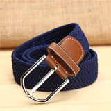 elastic belt knitted canvas