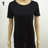 Top Casual Loose Slim Split Long T Shirt
