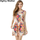Summer Women Dress 2018 Ladies Print Casual