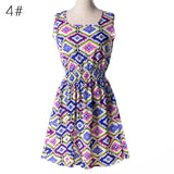 Summer Women Dress 2018 Ladies Print Casual