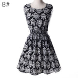 Summer Women Dress 2018 Ladies Print Casual
