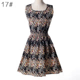 Summer Women Dress 2018 Ladies Print Casual