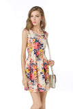 Summer Women Dress 2018 Ladies Print Casual