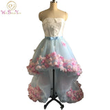 2018 Flowers Prom Dress
