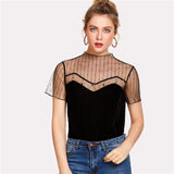 New Fashion Cut Out Plain Shirt 2018