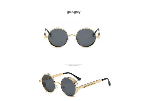 2018 New Retro Steampunk Sunglasses