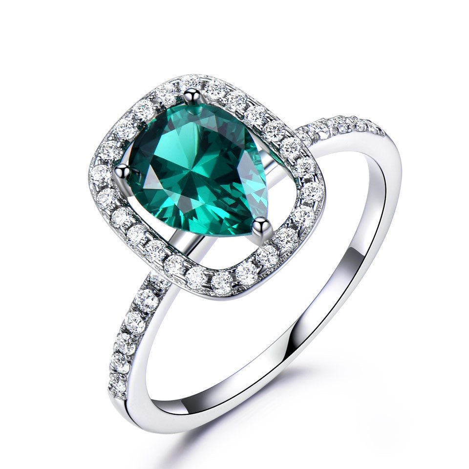 Green Nano Emerald Ring