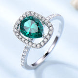 Green Nano Emerald Ring