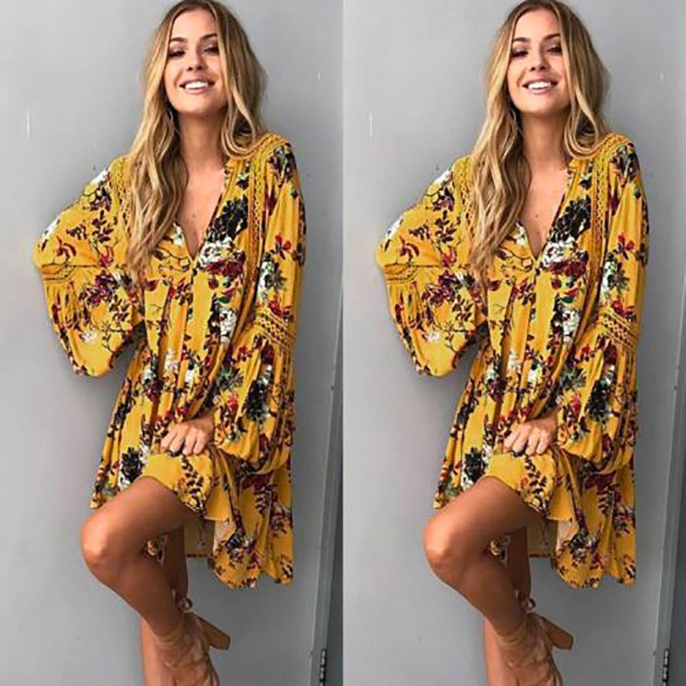 Floral Long Dress Cocktail Party