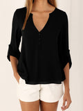 Tops and Blouses Plus Size Chiffon Shirt