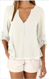 Tops and Blouses Plus Size Chiffon Shirt