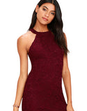 2018 Women Sexy Lace Dress Elegant