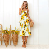 Print Casual Sexy Fashion Dress