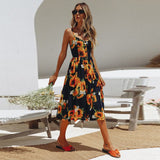 Print Casual Sexy Fashion Dress