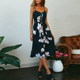 Print Casual Sexy Fashion Dress