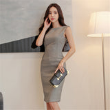 2018 Summer Dress Round O-Neck Sleeveless Vest
