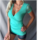 5XL T-shirt Women Sexy Deep