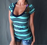 5XL T-shirt Women Sexy Deep